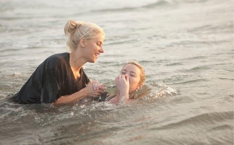 Christian baptism in water