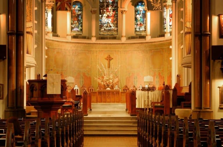Episcopalian church sanctuary