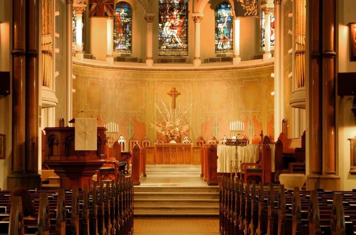 Episcopalian church sanctuary