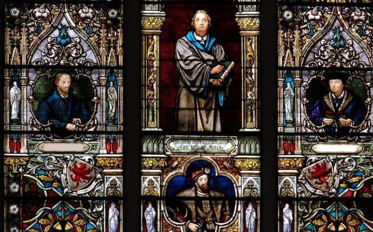 Martin Luther stained glass