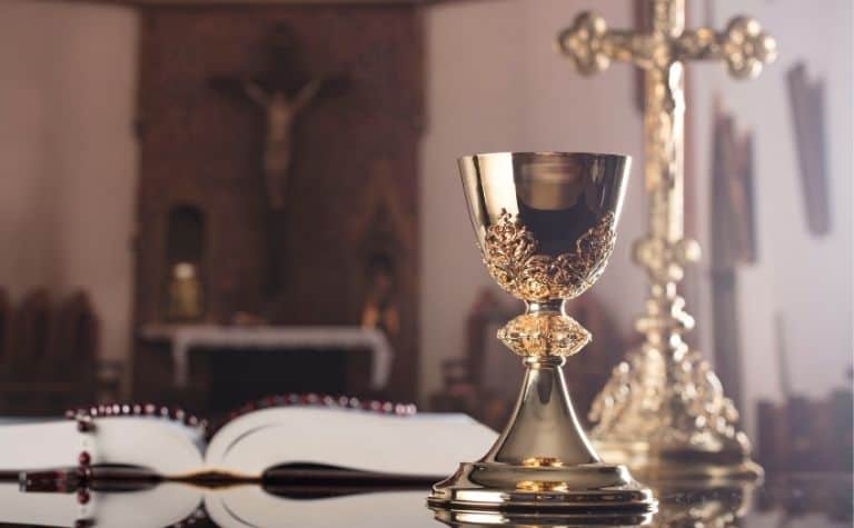 Catholic bread and cup