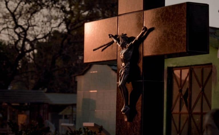 Catholic church grave