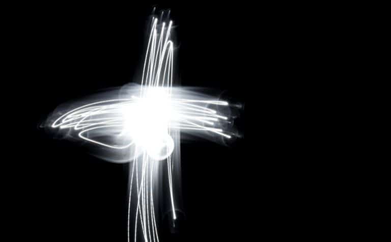 illuminated cross