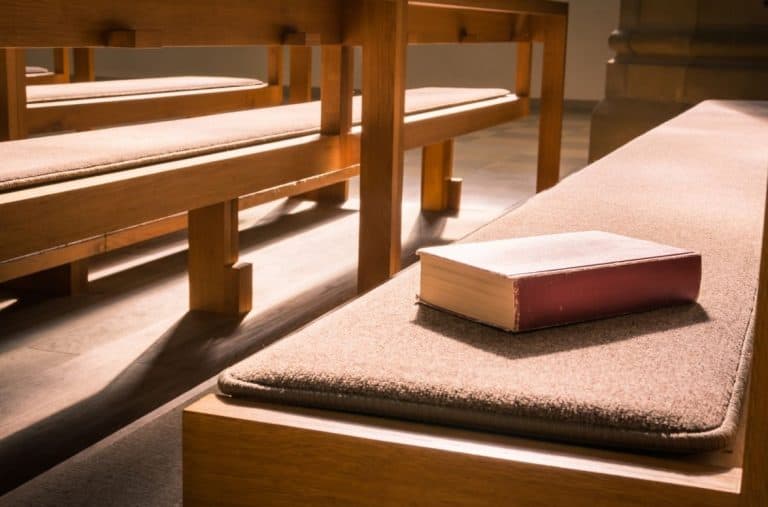 Protestant Christian church worship