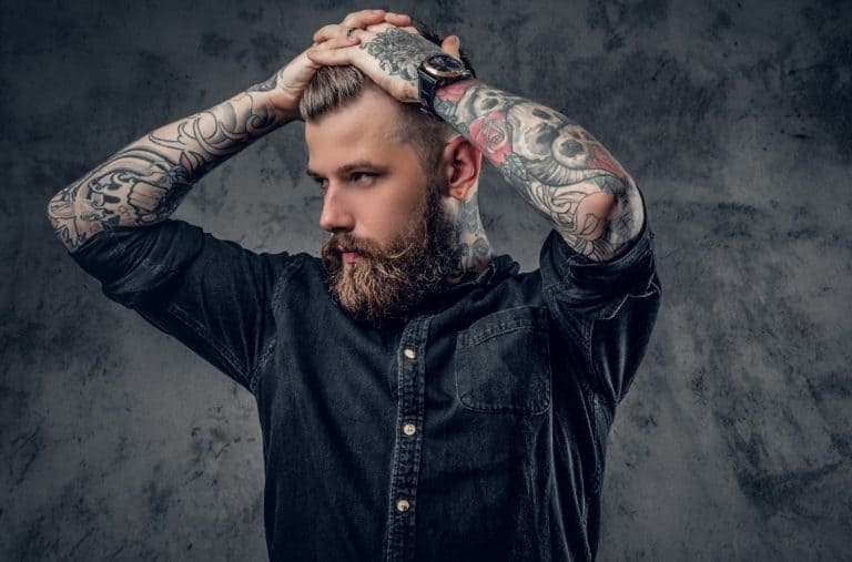 man with tattoos