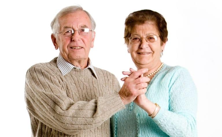 married couple dancing