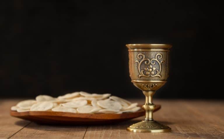 Eucharist bread and wine