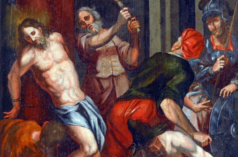 Jesus Christ lashes flogging