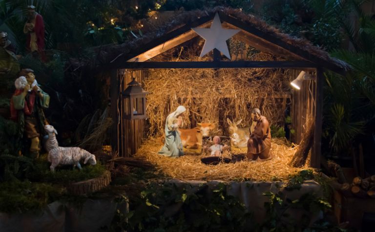 Christmas manger