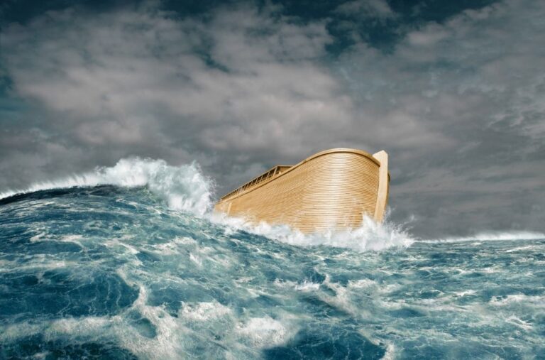 who was on the ark with Noah