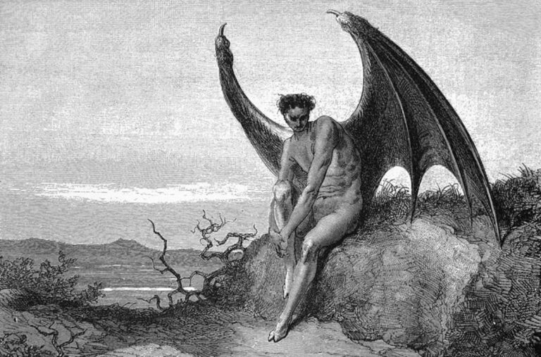 Lucifer cast out of heaven