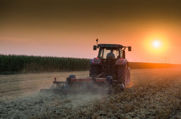 Amish drive tractors