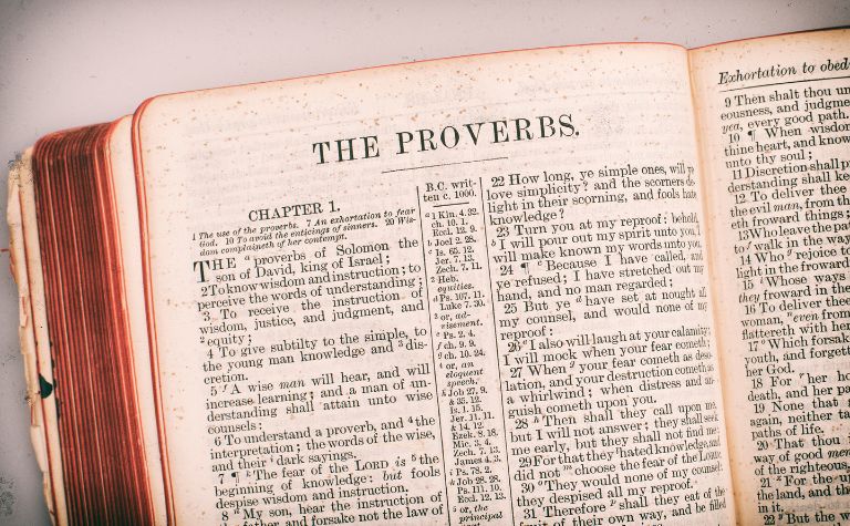 Who wrote Proverbs?