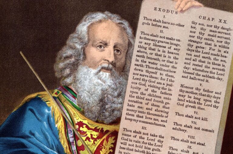 Moses death