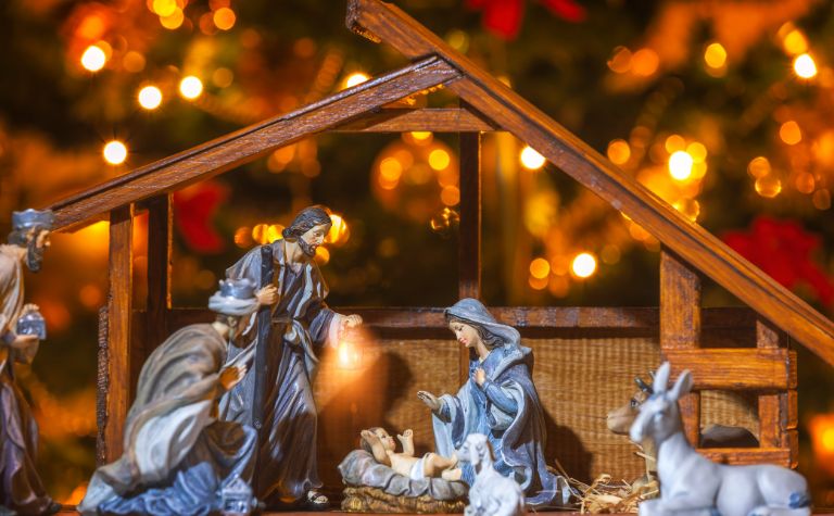 Christmas manger